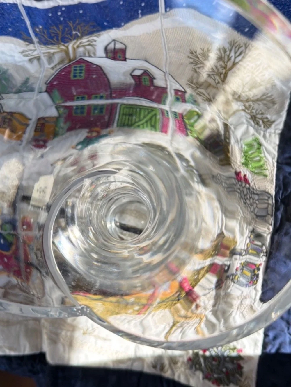 Vintage Mikasa curtain Call Lead Crystal 11” Flared Trumpet Vase Germany